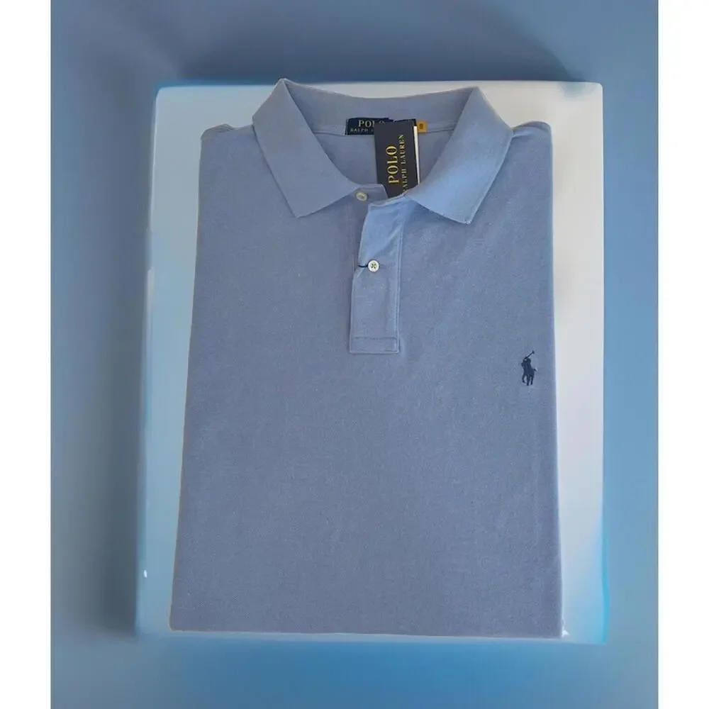 $110 Polo Ralph Lauren Men's Blue Polo Shirt BIG&TALL  2XLT